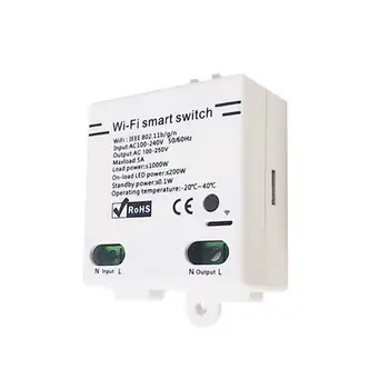 

Timer 2.4GHz Electric Home Automation Easy Apply Multiple Modes Module Smart Remote Control Wifi Switch Single Way Wireless ABS