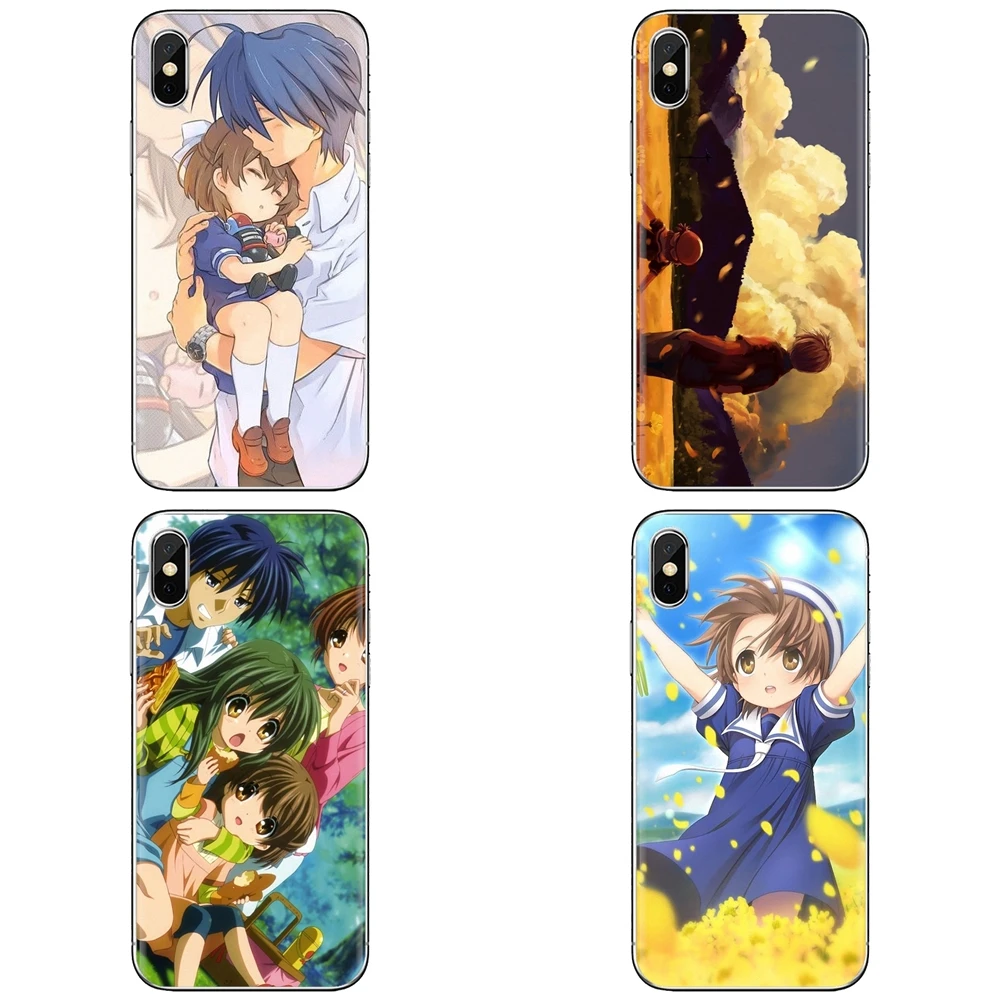 Силиконовый чехол для iPhone 11 Pro 4 4S 5 5S SE 5C 6 6S 7 8X10 XR XS Plus Max iPod Touch Watch Clannad After Story Online |