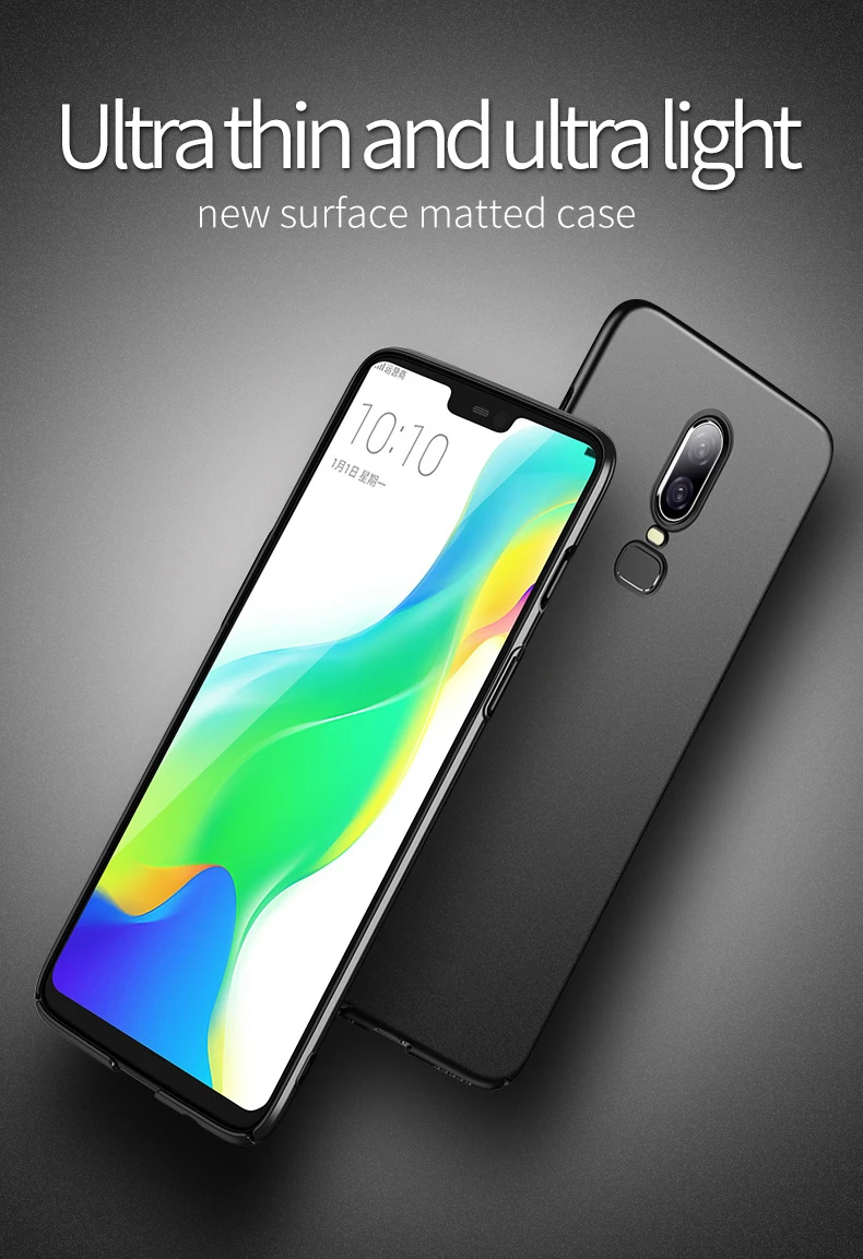 OnePlus 6 6T Case XUANYAO Fashion Slim Frosted Cover For OnePlus 6 6T Case Cover Matte Hard Protection Back Cover One Plus 6T 6 (1)