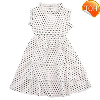 

Girls Summer Dress Sleeveless Dress Dress For Girls Dot Pattern Children dress Teenage Kids Girls Clothes 6 8 10 12 13 14 Year