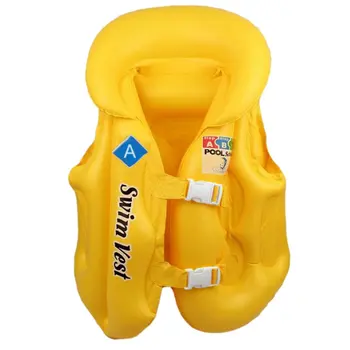 

Kids Safety Swimming Life Jacket Vest Baby Swimwear Suit PVC Inflatable Pool Float Swimming Drifting Safety Vest Aid For Age 3-6