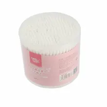 300 шт./кор. ватный тампон одноразовые двойные головки двухсторонние косметические ватные палочки косметический инструмент ватные палочки для чистки ушей инструменты палочки