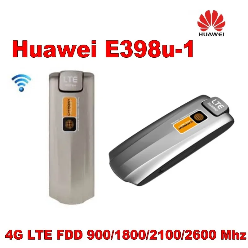 Оригинальная разблокировка LTE FDD 100 Мбит/с HUAWEI E398 4G LTE карта беспроводной передачи данных с 2 шт. антенной