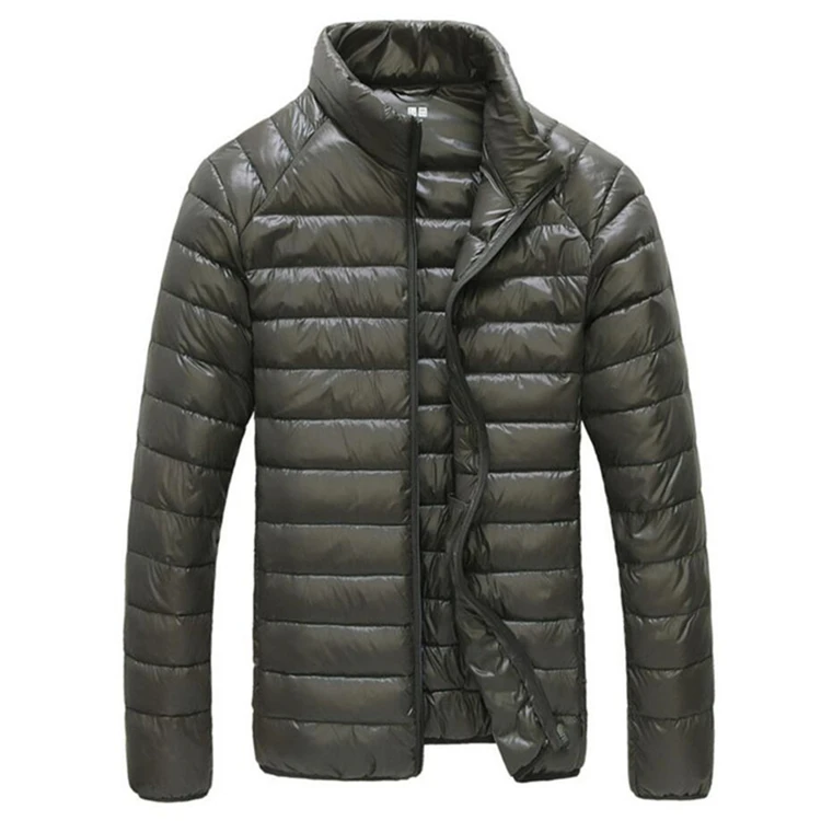 Mountainskin, мужской зимний ультра легкий пуховик, мужская повседневная теплая куртка, водонепроницаемая однотонная портативная куртка, Мужская брендовая одежда, SA838 - Цвет: Army Green