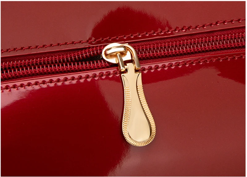 Mododiino Patent Leather Handbag Women Shoulder Bag Crossbody Bag Diamond Shell Bag Ladies Evening Bag Luxury Handbag DNV1154