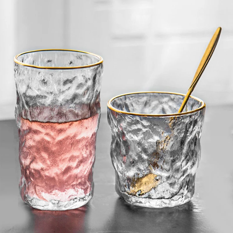 Frosted Glass Cup Glacier Tumbler Lead-Free Heat Resistant Transparent Crystal Multi Pattern Drinkware 17 Frosted Glass Cup Glacier Tumbler Lead-Free Heat Resistant Transparent Crystal Multi Pattern Drinkware