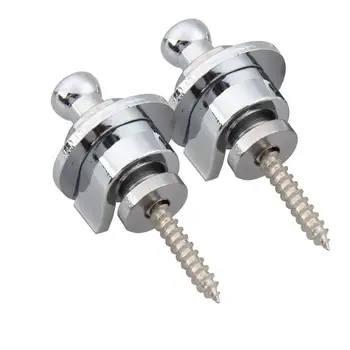 

2pcs New Straplocks Guitar Strap Locks Button Accessories High Quality