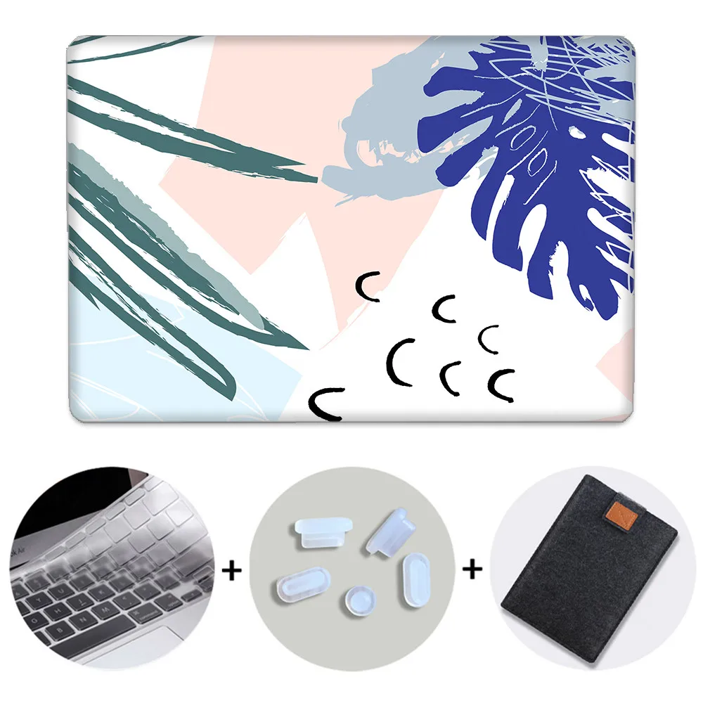 Чехол для ноутбука MTT для Macbook Air Pro retina 11 12 13 15 дюймов Чехол для mac book Pro 13,3 с сенсорной панелью для ноутбука - Цвет: MB09