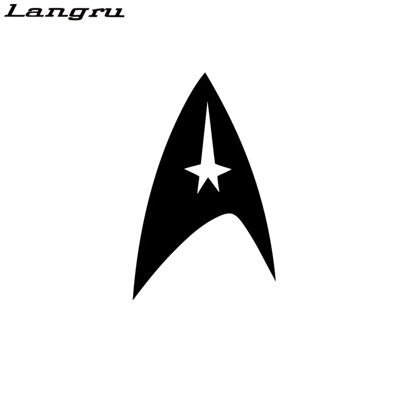 Langru 10 см * 15 9 супер герой Звездный Флот команда логотип виниловая Автомобильная