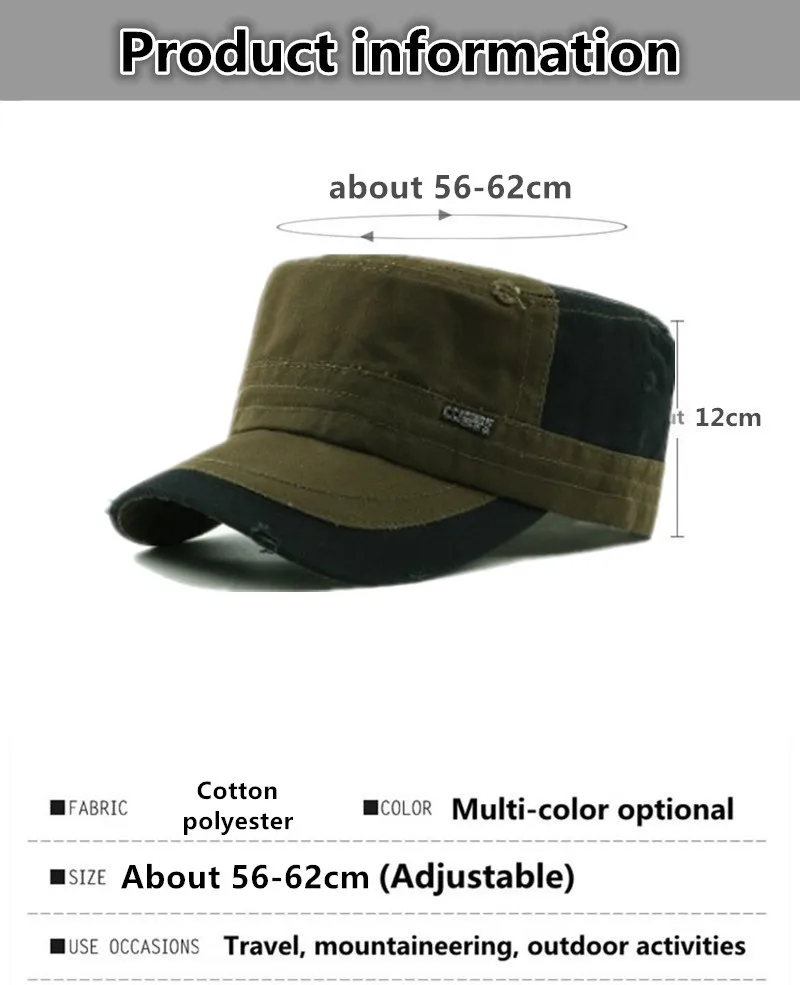 SILOQIN мужская плоская кепка Snapback осенние модные индивидуальные армейские кепки регулируемый размер Досуг Туризм Спортивные кепки с козырьками