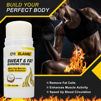 

75ml Six Abdominal Cream Fat Burning Muscle Stimulator Weight Loss Cream for Shaping Abdomen Buttocks Abdominal Muscle Cream