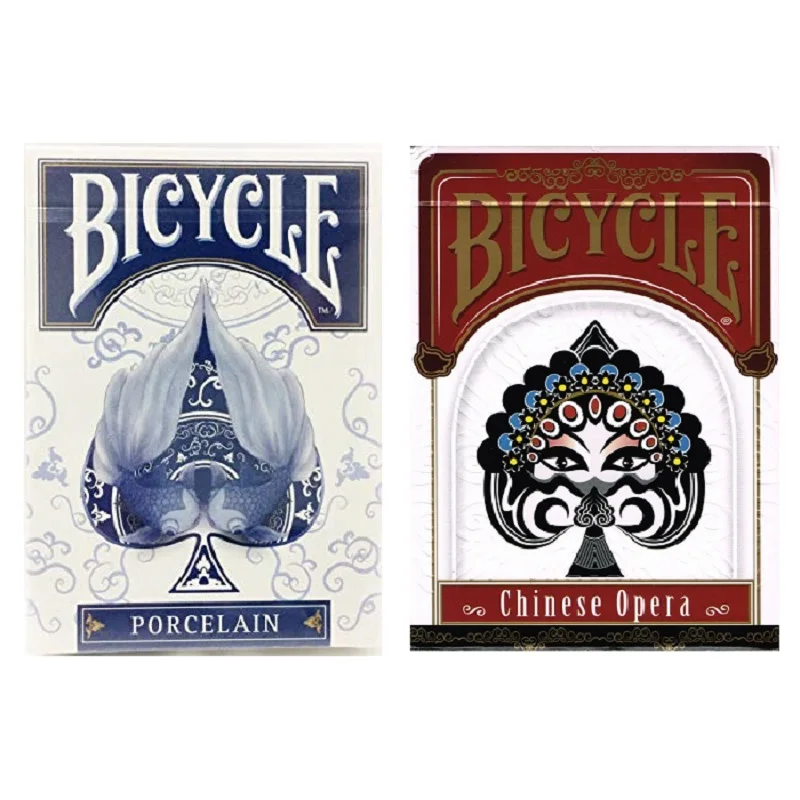 

Bicycle Opera Playing Cards Porcelain Deck Chinese Element Poker USPCC Magic Card Games Magic Tricks Props for Magician