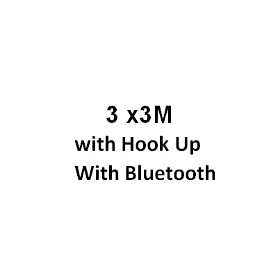 3*3 м USB светодиодный светильник для занавесок и окон с крючками 300 светодиодный s струнный Сказочный светильник гирлянда «сосульки» Рождественская Свадебная лампа Декор - Испускаемый цвет: 3 x3M Bluetooth