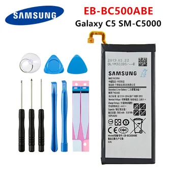 

SAMSUNG Orginal EB-BC500ABE 2600mAh Battery For Samsung Galaxy C5 SM-C5000 Mobile Phone +Tools