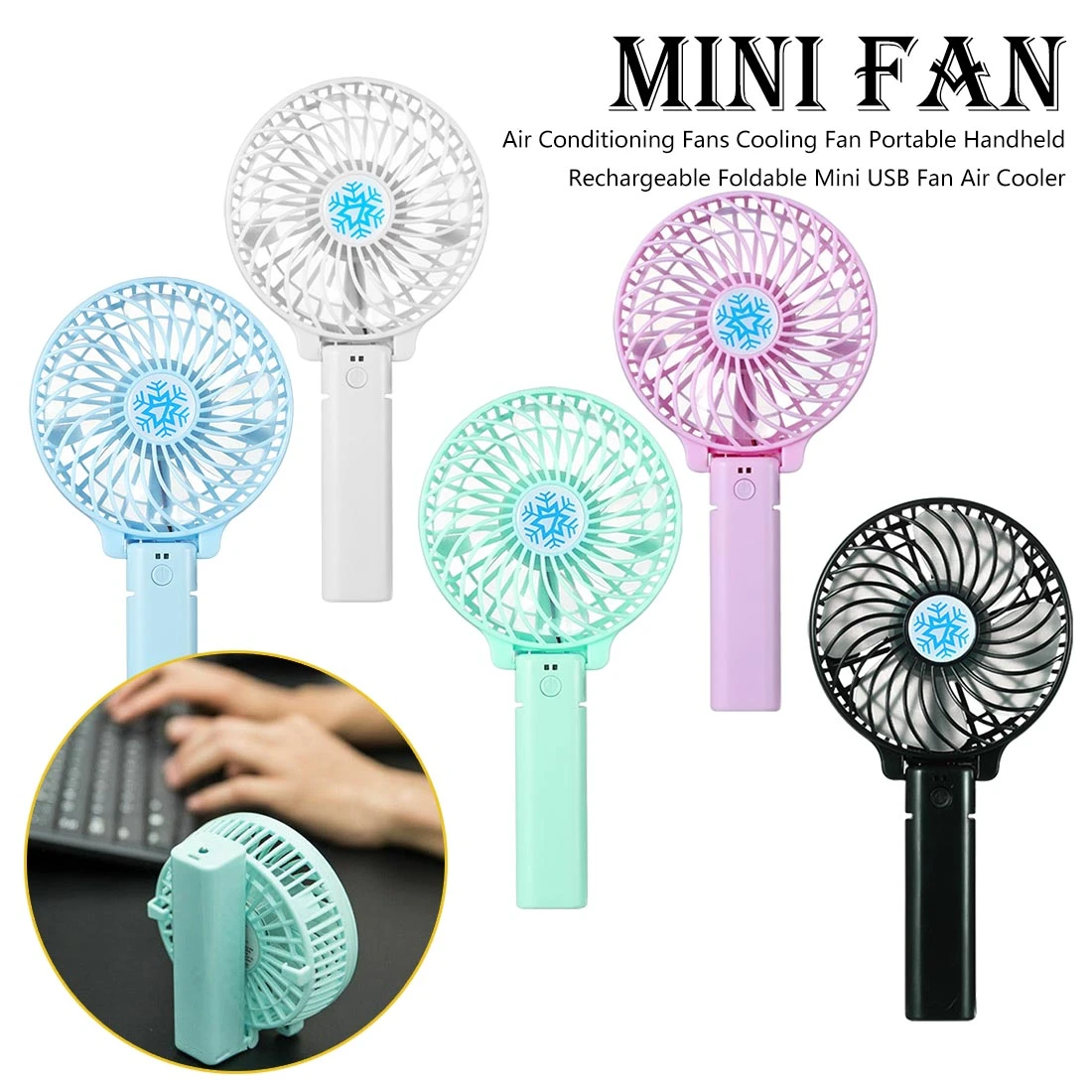 handheld cooling fan