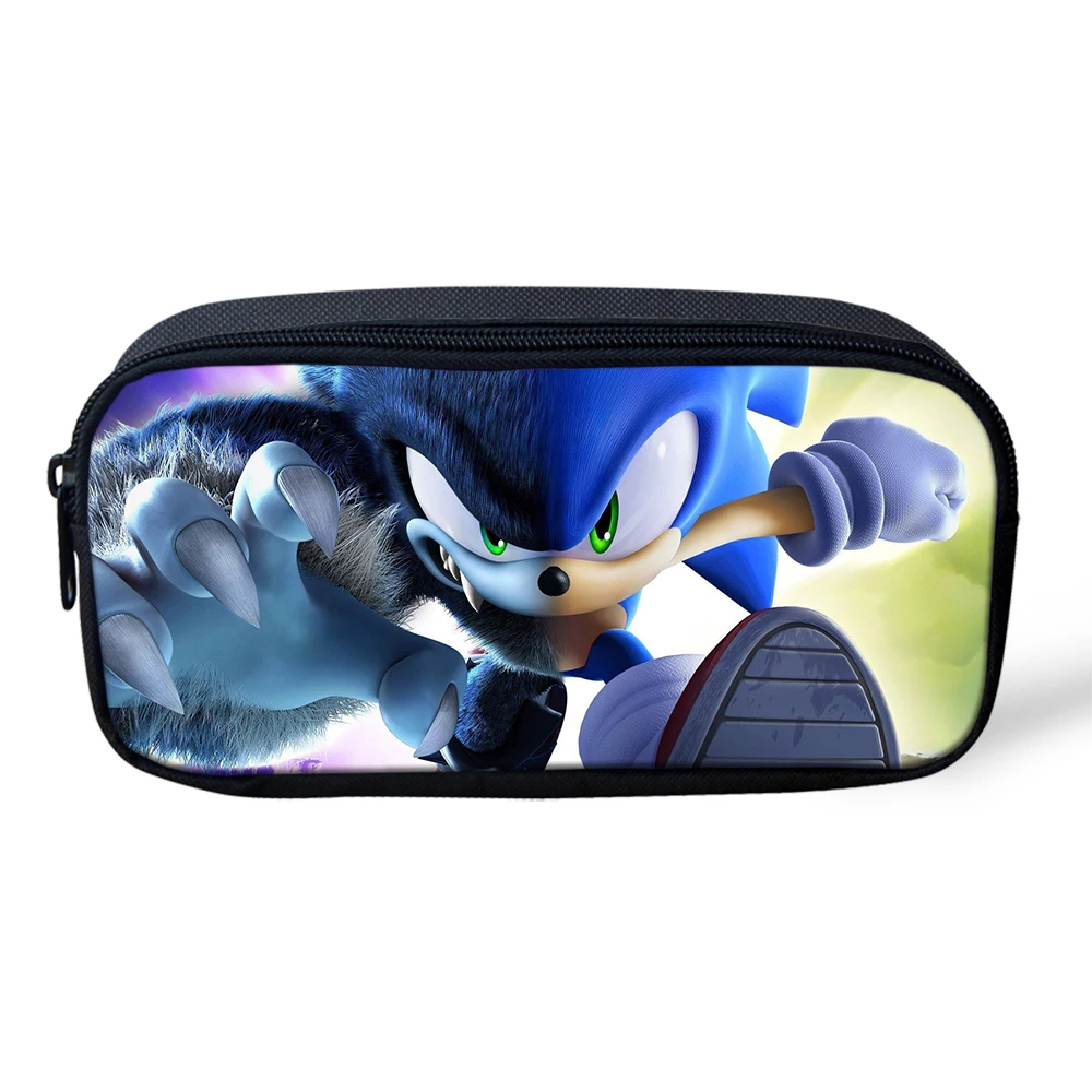 Sonic The Hedgehog, Студенческая сумка-карандаш для девочек и мальчиков-подростков, коробка для ручек и карандашей, детские школьные принадлежности, канцелярские принадлежности, коробка для хранения - Цвет: CDGX2082K