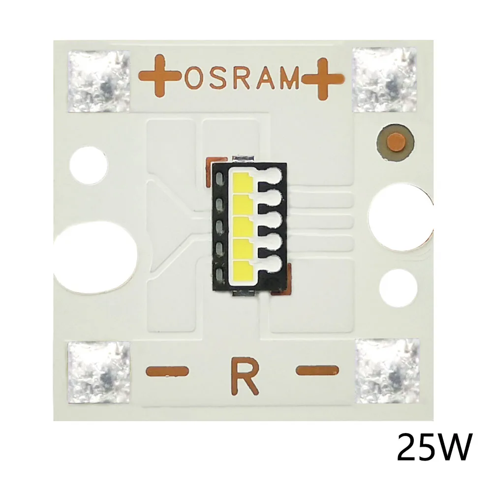 Супер яркий 25 Вт 20 Вт 15 Вт Светодиодный светильник 6500K светодиодный бусины PCB трубка лампа ксеноновая Osram лампы подложка меди для автомобильные передние фары "сделай сам"