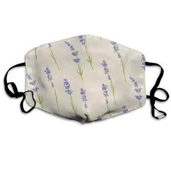 

Fresh Lavender print Dustproof and windproof mask, washable and reusable, suitable for outdoor sports