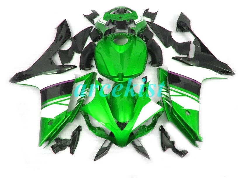 4 подарки ABS прессформы Мотоцикл Обтекатели подходит для Yamaha YZF-1000-R1 2007 2008 07 08 обтекатель кузова набор пользовательских зеленый Прохладный