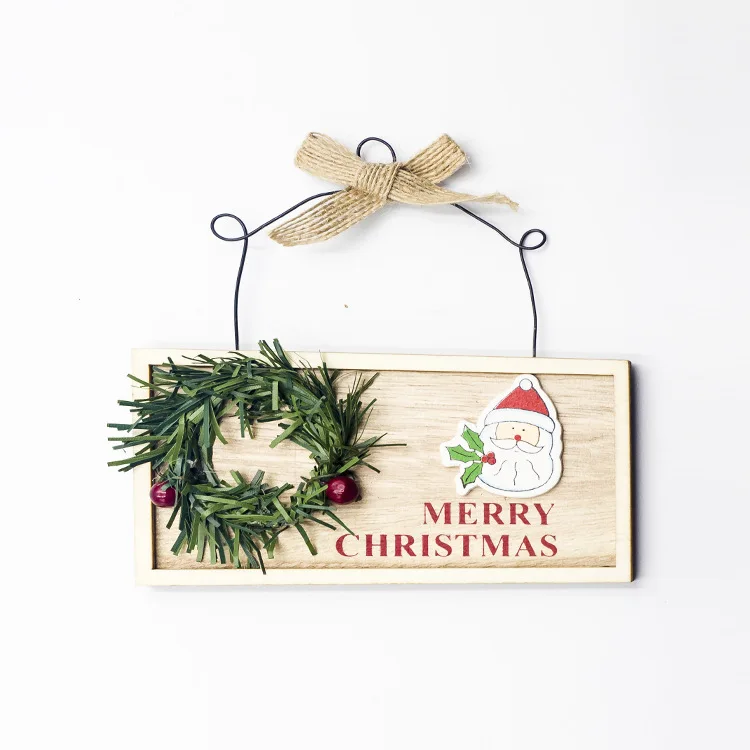 

Wooden Painted Christmas Ornaments Pendant Pine Cones For Adding An Atmosphere