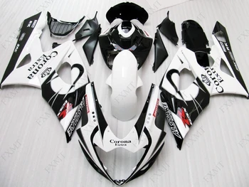

GSX R 1000 06 Full Body Kits GSXR1000 05 Plastic Fairings GSX R 1000 2005 - 2006 K5 Bodywork Black White