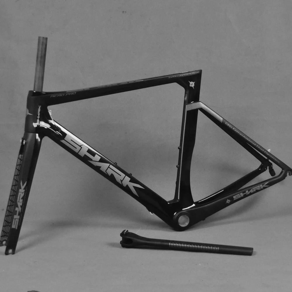 700C дорожный велосипед карбоновая рама T800 с AERO Frameset UD матовая BB86 FM169 флуоресцентная желтая черная живопись