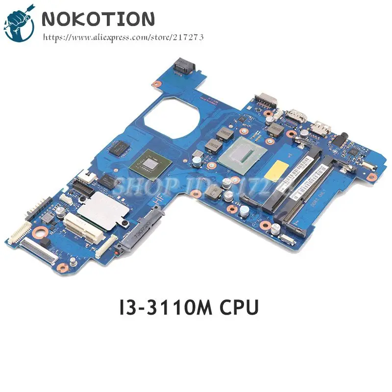 NOKOTION For Samsung NP270 NP270E5E 270E5V Laptop motherboard I3-3110M CPU 710M GPU BA92-13741A BA92-13741B BA41-02243A | Компьютеры и