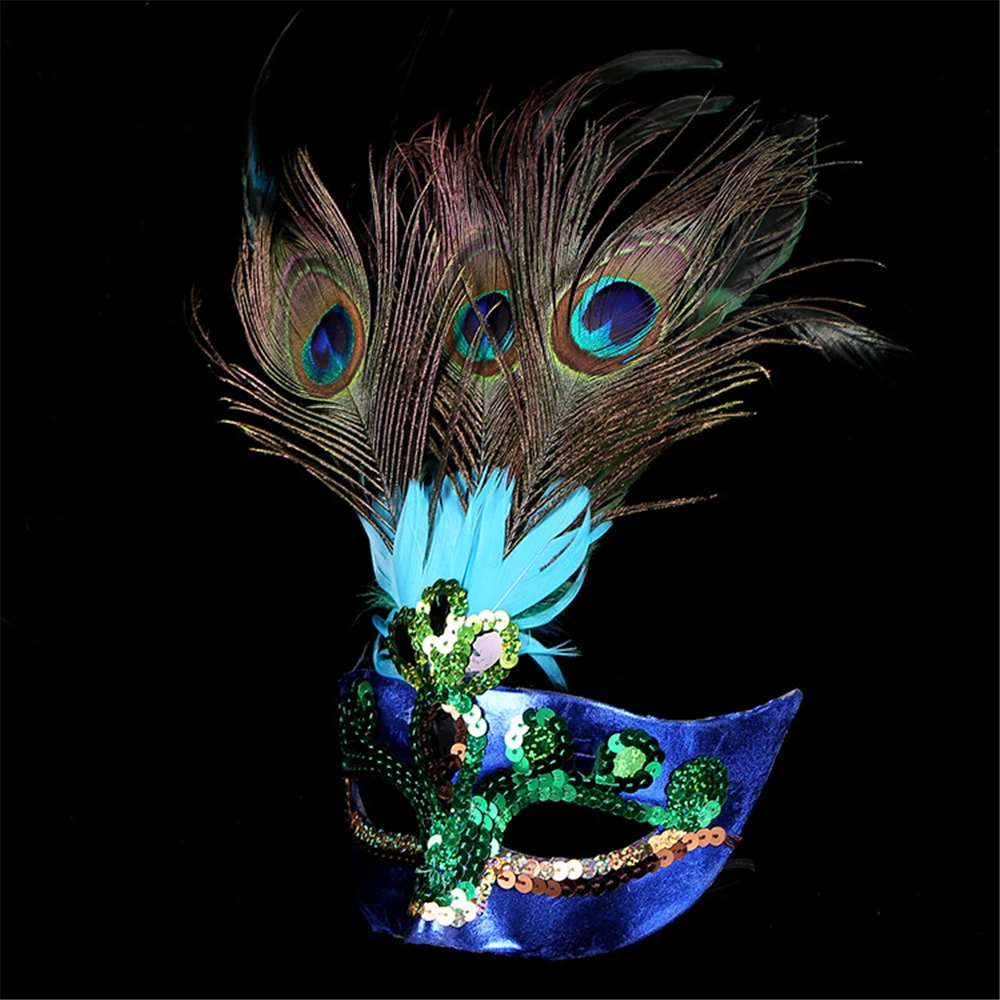 Маска для Венецианского маскарада карнавальный Маскарад маскарадный бальный маскарадный костюм павлиньи перья Высокое качество для Anonymous Mardi 4