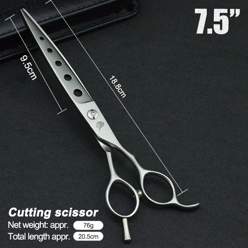 7.5 Inch Pet Dogs Gromming Scissors Cutting Shears Sharp Edge Animals