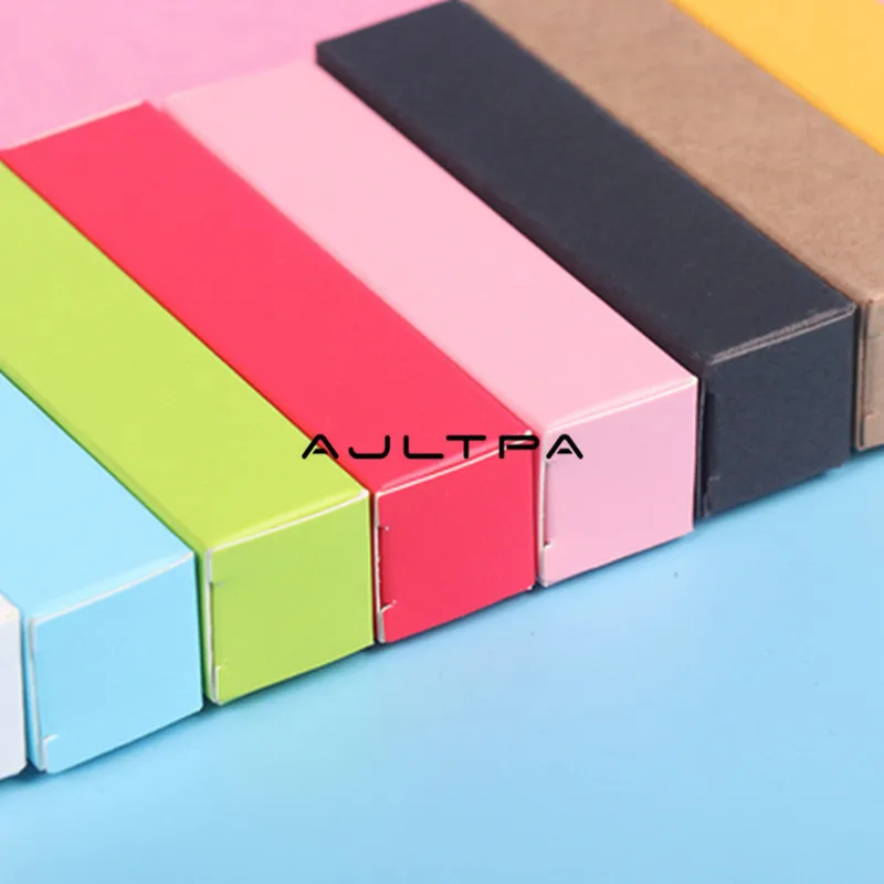 1000pcs Colourful Mini Gift Kraft Paper Packaging Boxes Lipstick Paperboard Packing Boxes for Wedding Party Anniversary Package