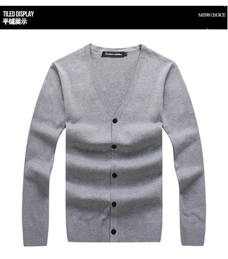 Повседневное v-образным вырезом свитер, мужской кардиган slim fit Трикотаж Шерстяные Tace& Shark бренд мужской свитер деловой мужской кардиган
