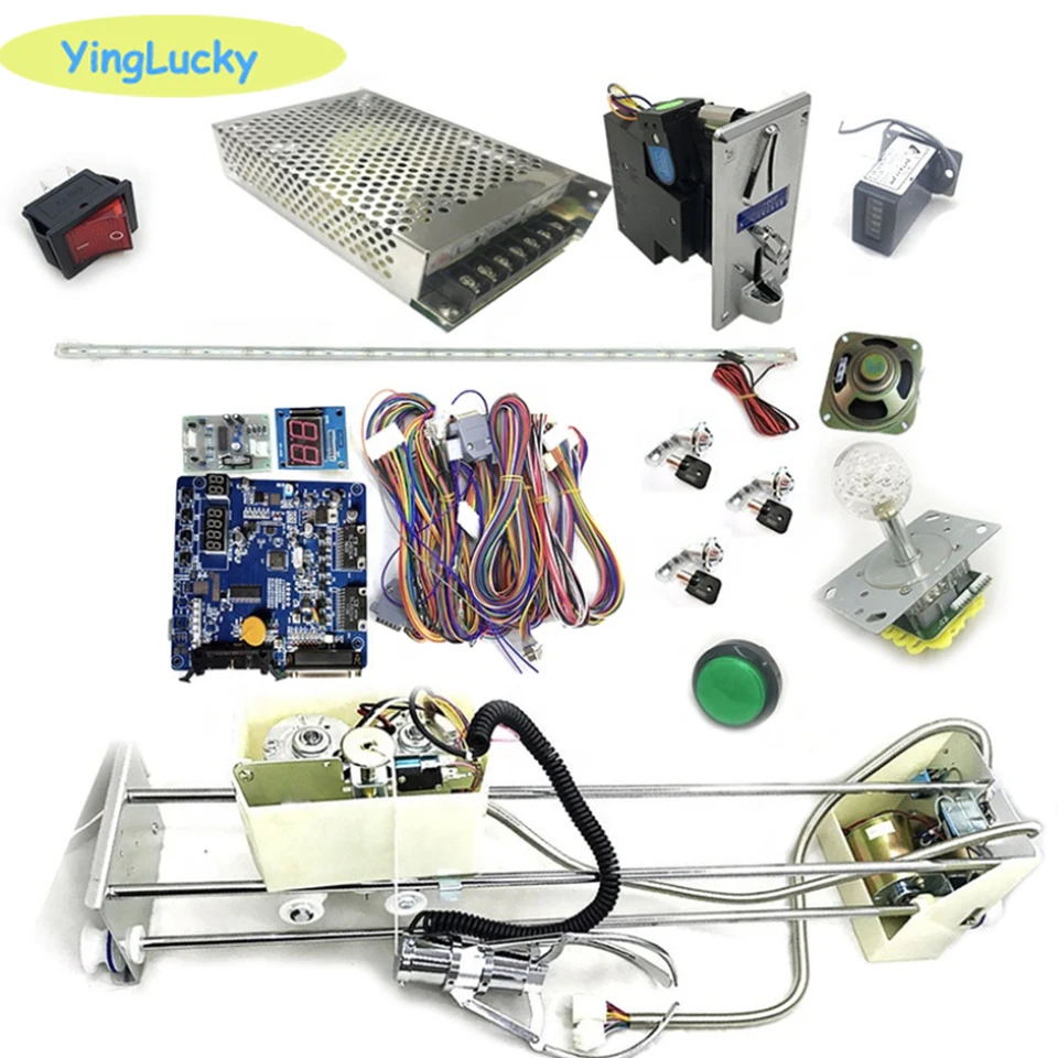アーケード爪ゲーム自動販売機diyキットのおもちゃのクレーン機