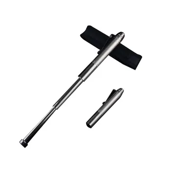 

Telescopic Baton Pen Type Non-slip Handle Concealed Carry Hard Attack Head Self-defense Tools