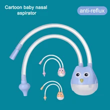 Aspirateur Nasal en Silicone Anti reflux pour bébé, nettoyant pour le nez, paille, accessoires de protection pour nourrissons, nouveauté 2022 