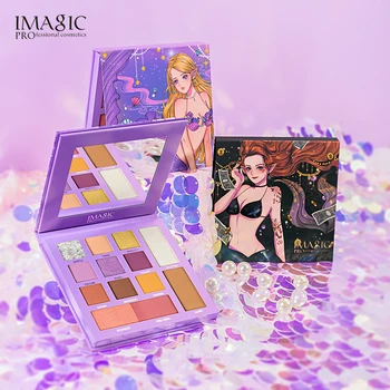 

IMAGIC 13 Color Multi-Purpose Palette Blush Matte Glitter High Gloss Makeup Eye Shadow Palette