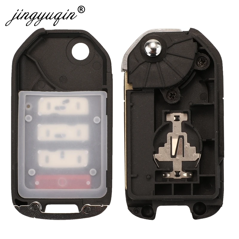 Modified Flip Remote Key Shell For Honda FIT XRV VEZEL CITY JAZZ CIVIC HRV 2/3/4 Buttons Folding Key Case Fob Upgrade