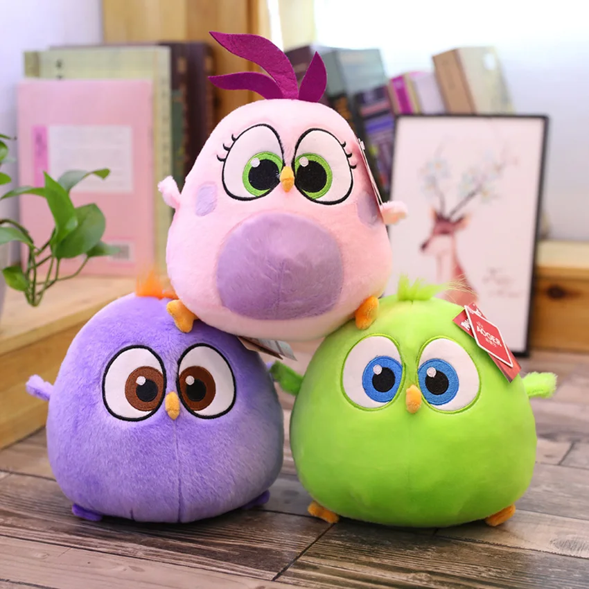 

10-20CM Game soft 3 D Angry Bird Cute plush toy Stuffed animal Bird war doll small Baby Room decoration TOY