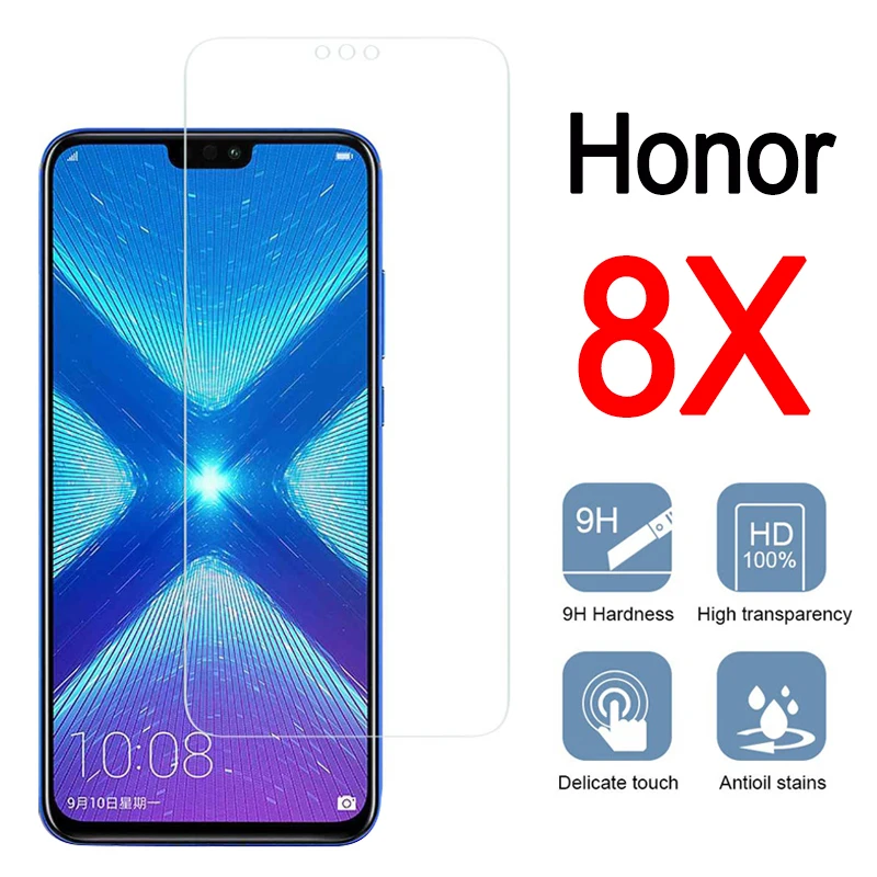 

honor8x protective glass on for Huawei honor 8x Screen Protector huawie honer 8 X X8 armor Tempered Glas the 8xglass sheet Film