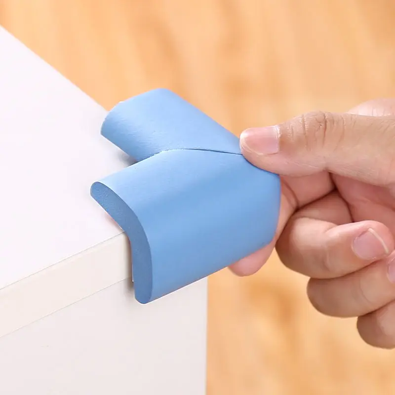 2Pcs Sponge Soft Desk Corner Protective Pads Table Edge Guard Safety Mat Tool