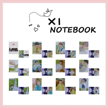 

KPOP X1 Mini Album QUANTUM LEAP Sketchbook Painting Graffiti Small A5/B5 Cover Blank Paper Notebook Jewelry Packaging