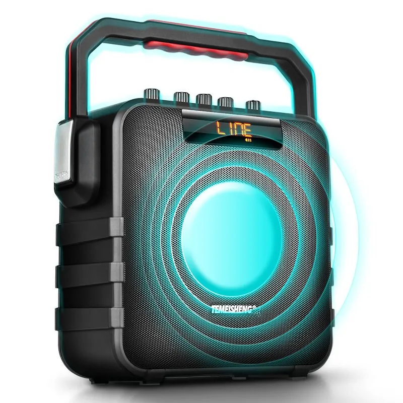 Bluetooth Колонка 5 дюйма 80 Вт портативная уличная колонка с регулируемыми басами