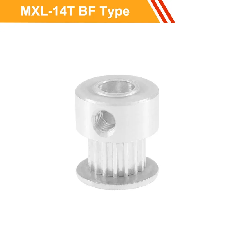 Mxl 14T Puleggia 7 Millimetri/11 Millimetri Larghezza Della Cinghia Tipo Mxl Cinghia Dentata Puleggia 3/3.175/4/5Mm Bore Puleggia Sincrona Ruota Per L