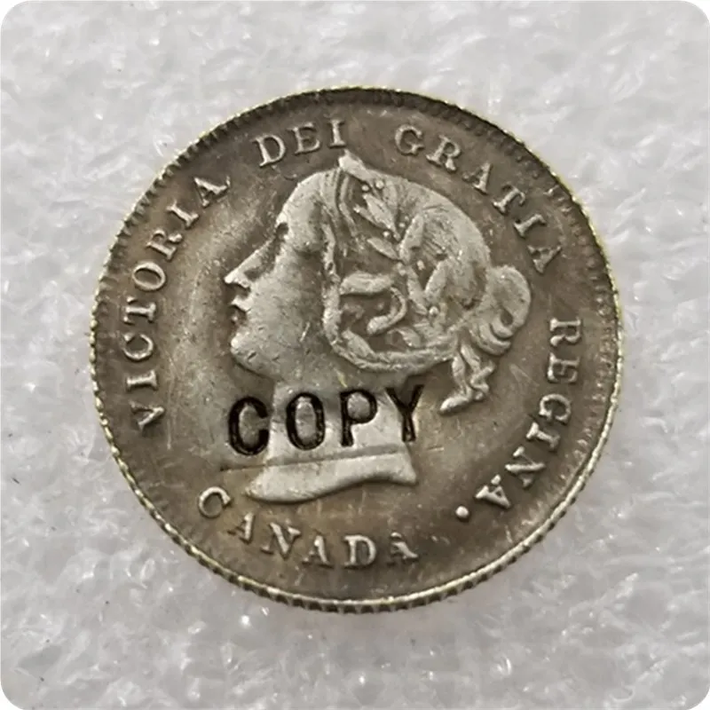 1875,1880, 1884 Канада 5 цент, копия монеты