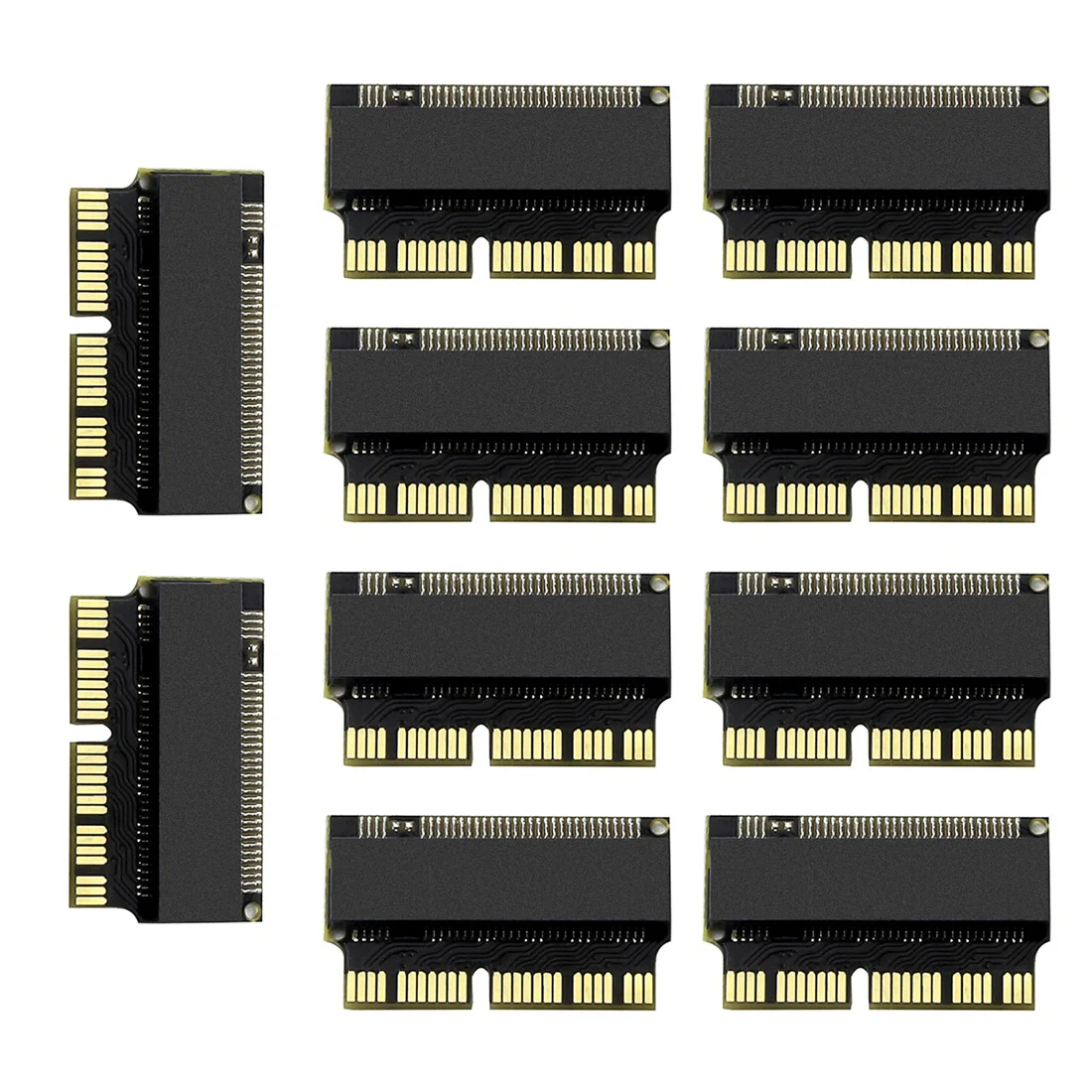 

10 шт., адаптер m.2 PCIe M2 на SSD для ноутбука Apple для Macbook Air Pro 2013 2014 2015 A1465 A1466 A1502 A1398 PCI-E x4 NVMe SSD