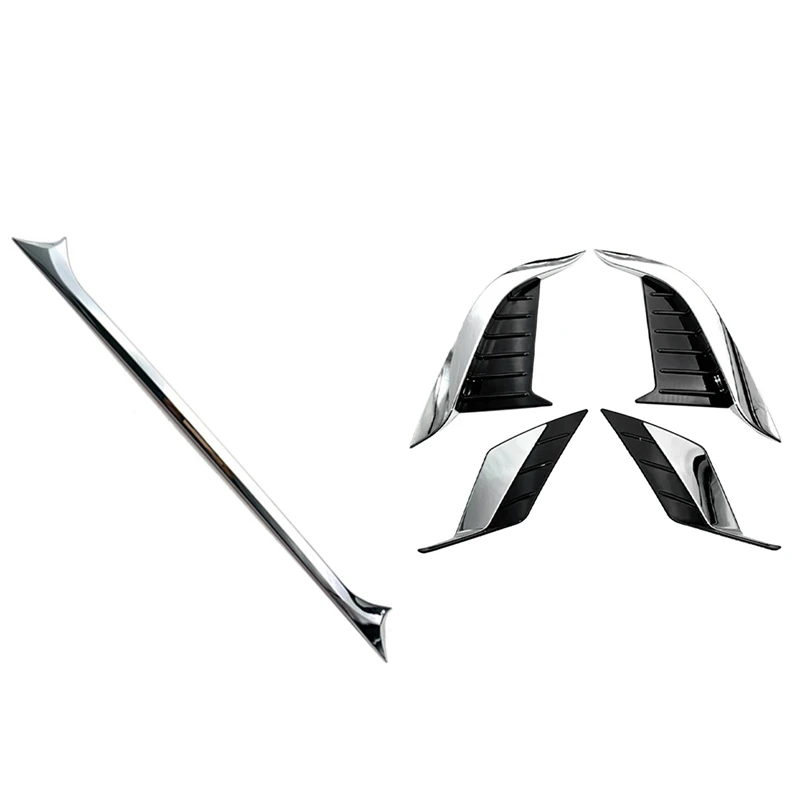 

1 шт. крышка задней части автомобиля Задняя Крышка багажника Молдинг Накладка & 1 комплект передняя лампа заднего противотуманного фонаря ВЕКО для бровей накладка