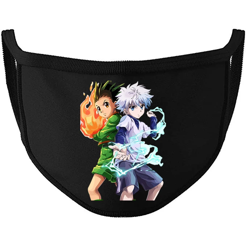 Hunter X Аниме маски со ртом для лица манга Killua Zoldyck GON · FREECSS HxH Мужская и женская маска