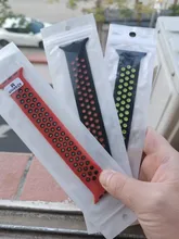 Solo bucle para reloj Apple Watch banda 44mm 40mm, 42mm, 38mm transpirable elástico de la correa banda pulsera de silicona iWatch Serie 3 4 5 SE 6 Correa