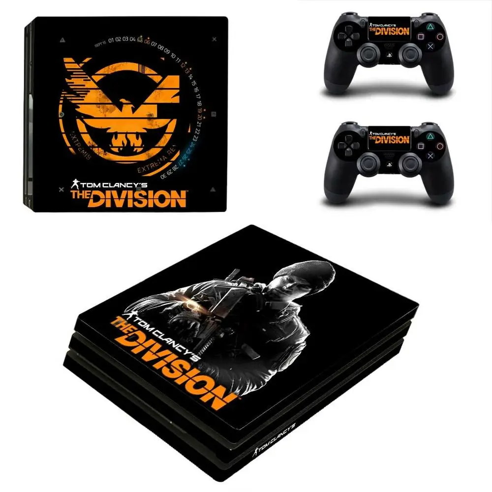 YSP4P-0731 The Division 2 PS4 Pro sticker Play station 4 наклейки для кожи наклейки для playstation 4 PS4 Pro консоль и контроллер Скины Виниловые - Цвет: YSP4P-0731