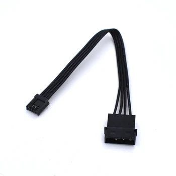 

100pcs/lot 10cm/20cm 5.25" 4 Pin Molex To 3.5" Floppy Drive FDD Internal Power Adaptor Cable black