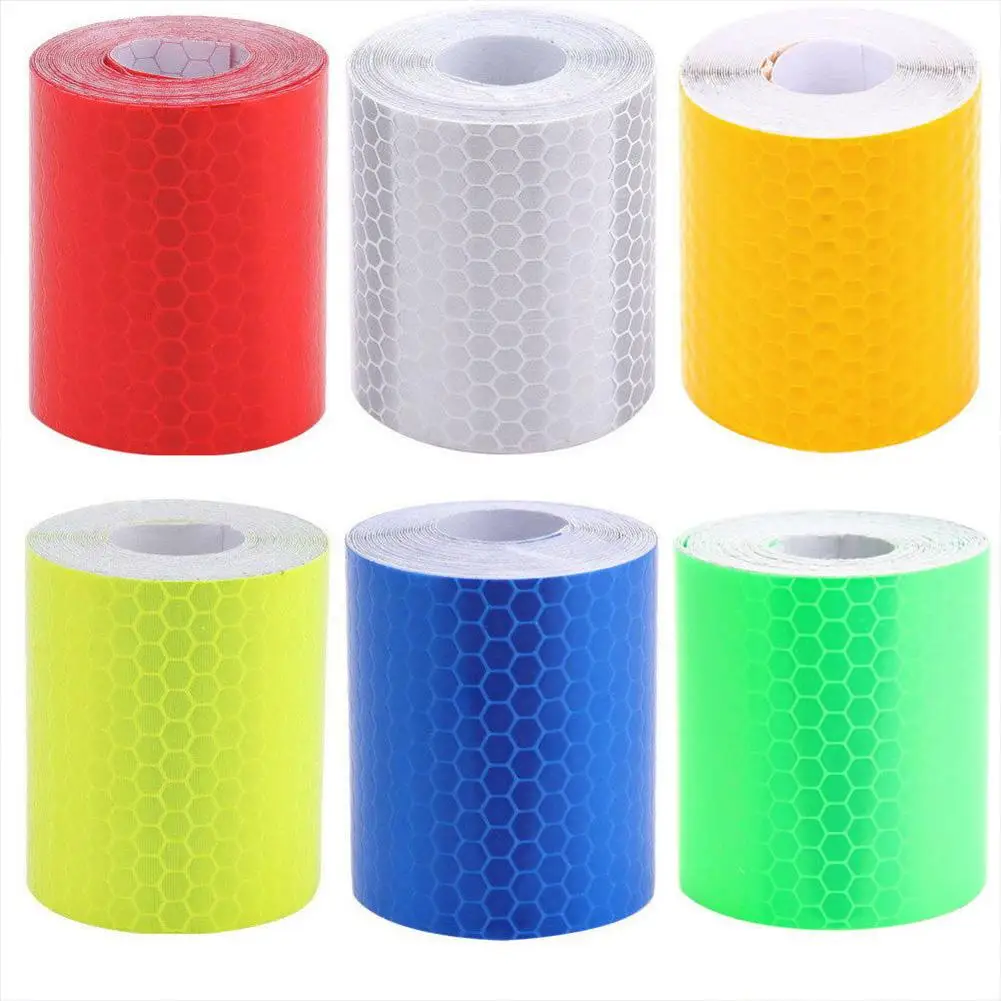 

Car Reflective Tape Decoration Stickers 5cmx1m Car Warning Safety Reflection Tape Film Auto Reflector Sticker Car Styling